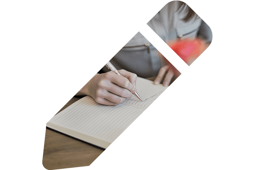 Writing illustration